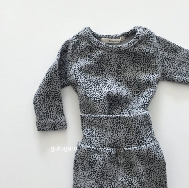 GURU GURU - Korean Children Fashion - #Kfashion4kids - Tiger Top Bottom Set - 5