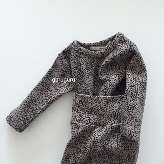 GURU GURU - Korean Children Fashion - #Kfashion4kids - Tiger Top Bottom Set - 8