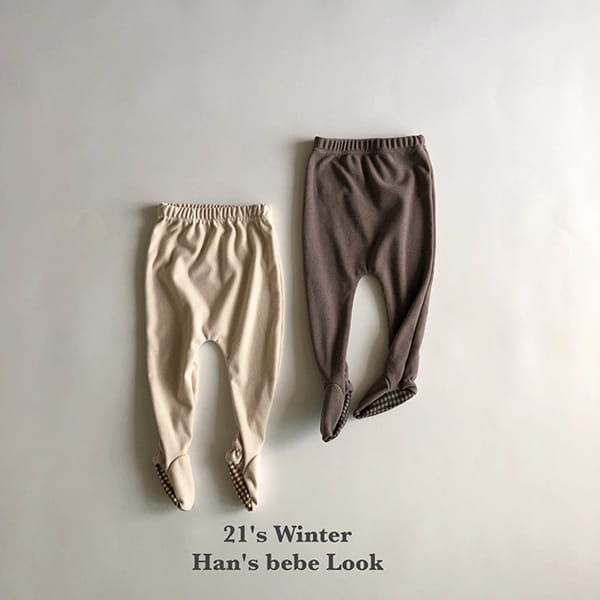 HAN'S - Korean Children Fashion - #Kfashion4kids - Foot Check Leggings