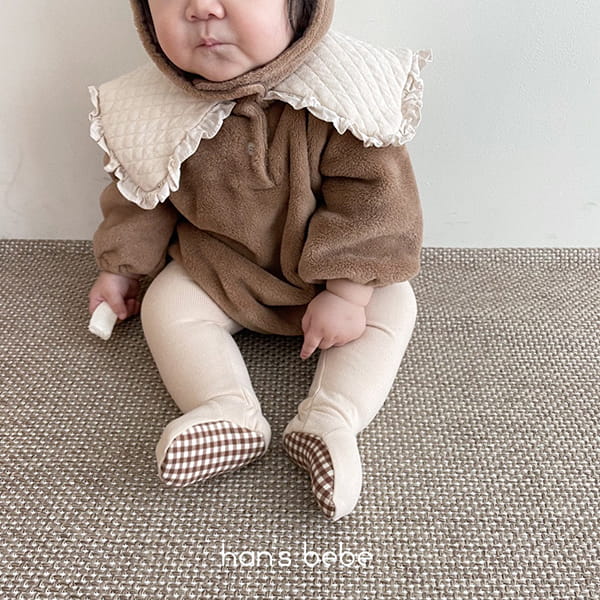 HAN'S - Korean Children Fashion - #Kfashion4kids - Foot Check Leggings - 2