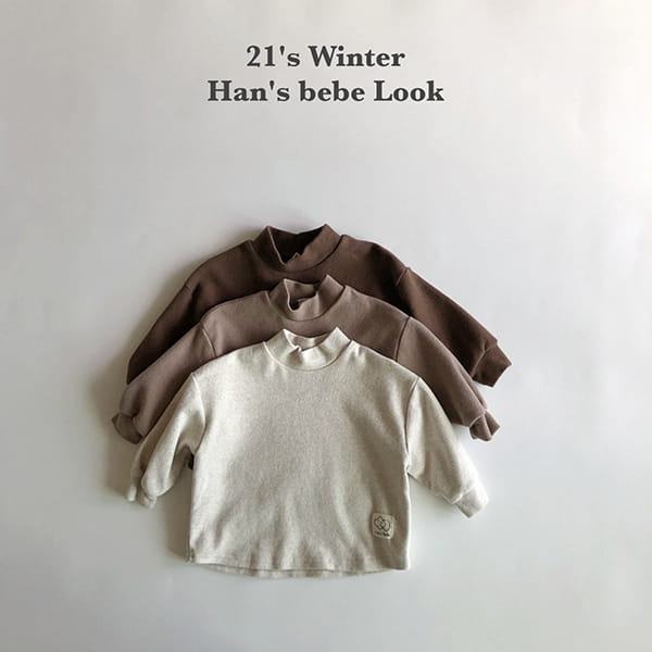 HAN'S - Korean Children Fashion - #Kfashion4kids - Half Turtleneck Tee