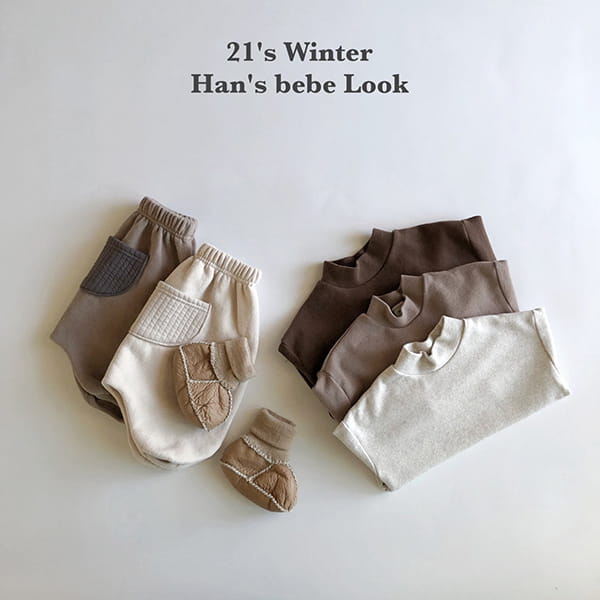HAN'S - Korean Children Fashion - #Kfashion4kids - Half Turtleneck Tee - 11