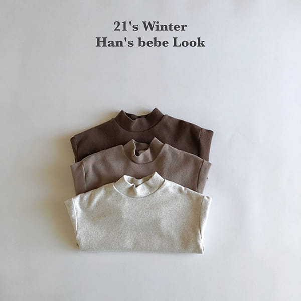 HAN'S - Korean Children Fashion - #Kfashion4kids - Half Turtleneck Tee - 4