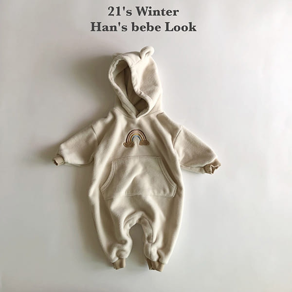 HAN'S - Korean Children Fashion - #Kfashion4kids - Rainbow Bookle Jumper Bodysuit - 10