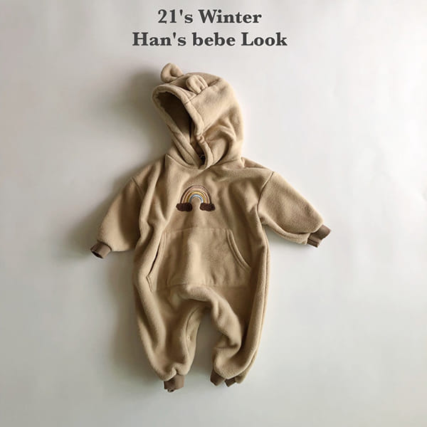 HAN'S - Korean Children Fashion - #Kfashion4kids - Rainbow Bookle Jumper Bodysuit - 11