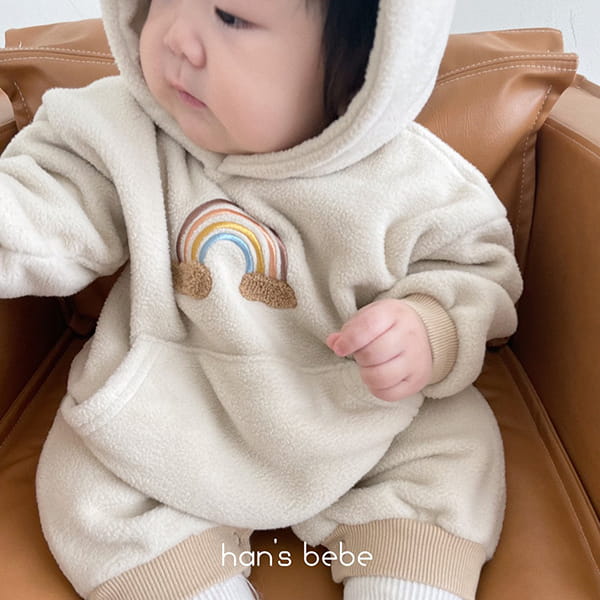 HAN'S - Korean Children Fashion - #Kfashion4kids - Rainbow Bookle Jumper Bodysuit - 4