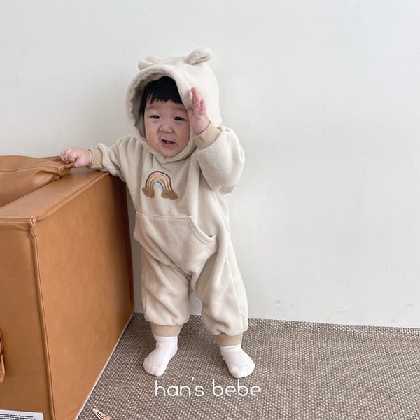 HAN'S - Korean Children Fashion - #Kfashion4kids - Rainbow Bookle Jumper Bodysuit - 5