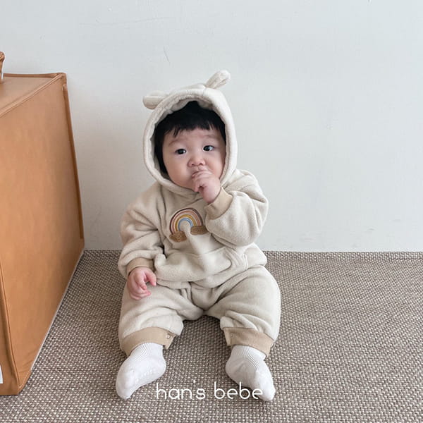 HAN'S - Korean Children Fashion - #Kfashion4kids - Rainbow Bookle Jumper Bodysuit - 7