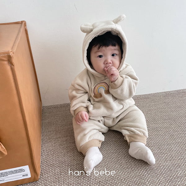 HAN'S - Korean Children Fashion - #Kfashion4kids - Rainbow Bookle Jumper Bodysuit - 8