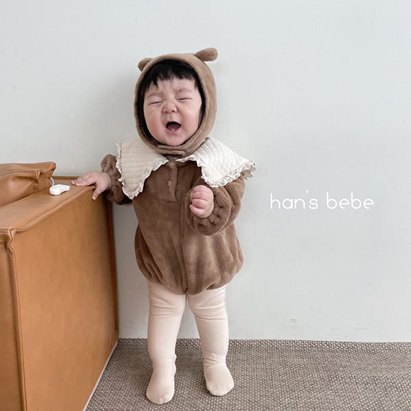 HAN'S - Korean Children Fashion - #Kfashion4kids - Dia Collar Bodysuit