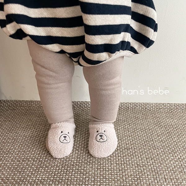 HAN'S - Korean Children Fashion - #Kfashion4kids - Bear Bbogle Leggings - 2