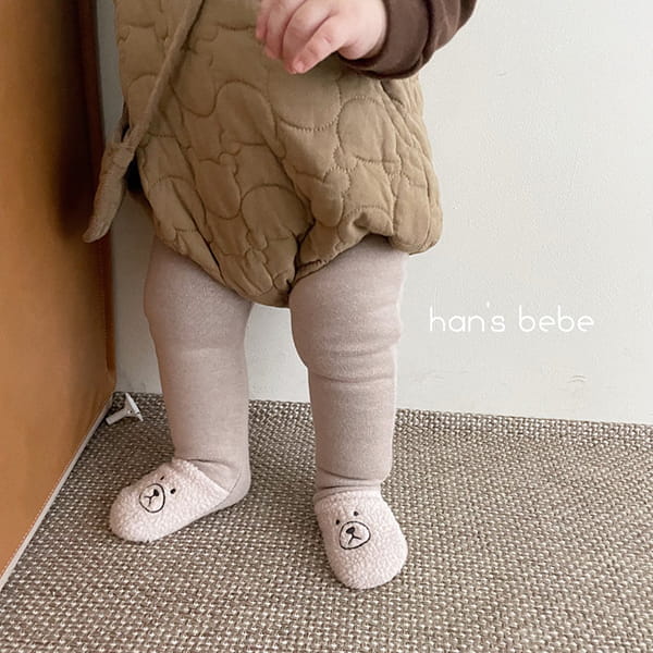 HAN'S - Korean Children Fashion - #Kfashion4kids - Bear Bbogle Leggings - 3