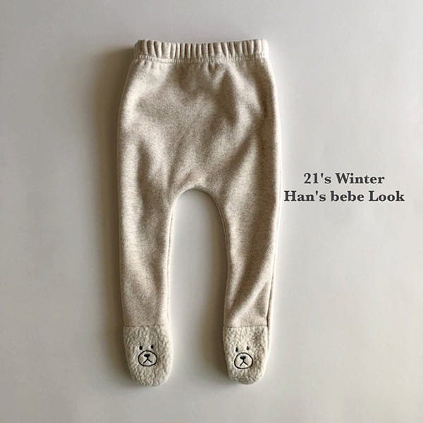 HAN'S - Korean Children Fashion - #Kfashion4kids - Bear Bbogle Leggings - 5