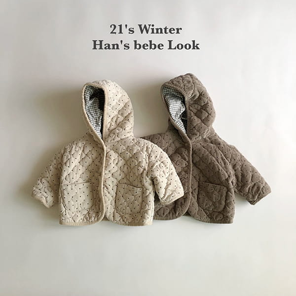 HAN'S - Korean Children Fashion - #Kfashion4kids - Rib Pot Quilting Jacket