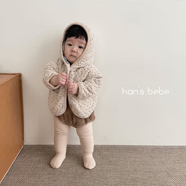 HAN'S - Korean Children Fashion - #Kfashion4kids - Rib Pot Quilting Jacket - 2