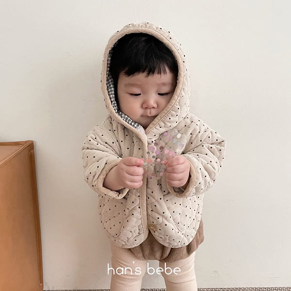 HAN'S - Korean Children Fashion - #Kfashion4kids - Rib Pot Quilting Jacket - 3
