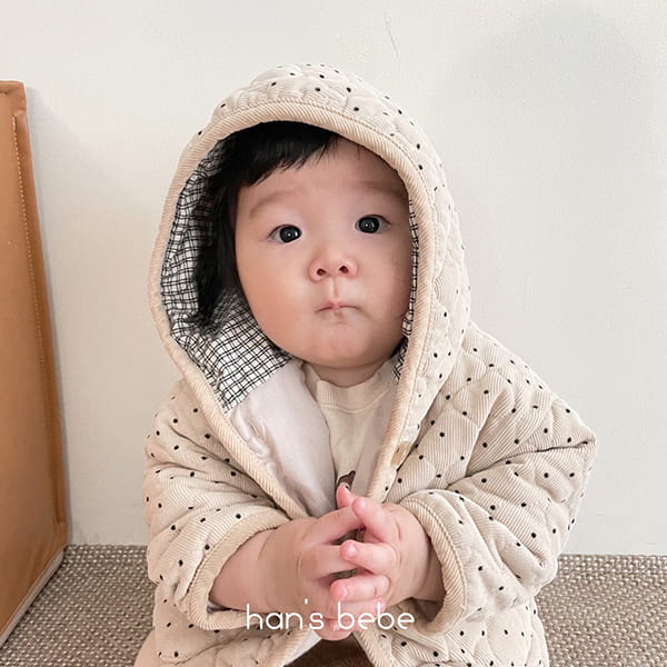 HAN'S - Korean Children Fashion - #Kfashion4kids - Rib Pot Quilting Jacket - 5
