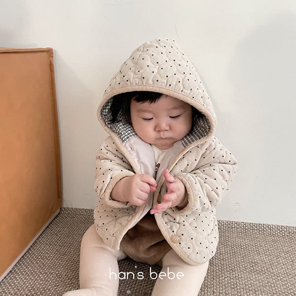 HAN'S - Korean Children Fashion - #Kfashion4kids - Rib Pot Quilting Jacket - 6