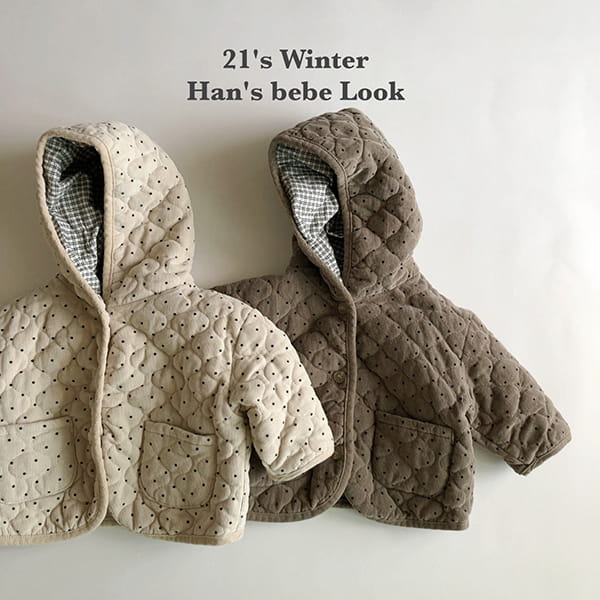 HAN'S - Korean Children Fashion - #Kfashion4kids - Rib Pot Quilting Jacket - 8