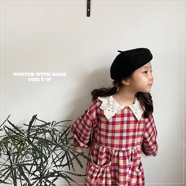HAN'S - Korean Children Fashion - #Kfashion4kids - Provence Check One-piece - 5
