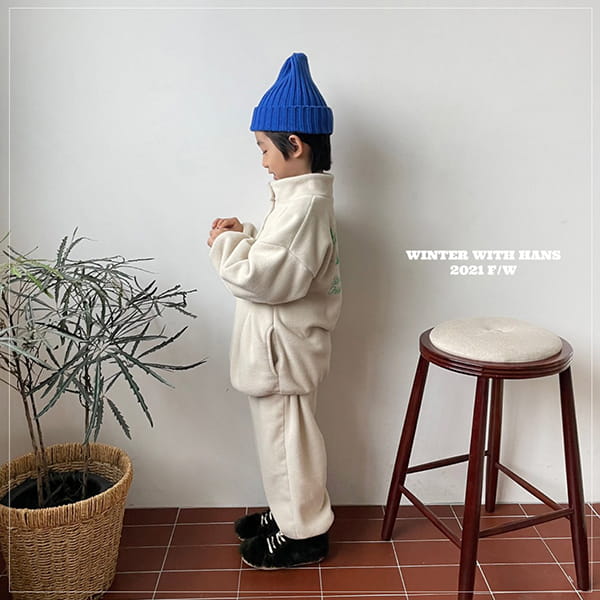 HAN'S - Korean Children Fashion - #Kfashion4kids - Turtleneck Zip-up Tee - 2
