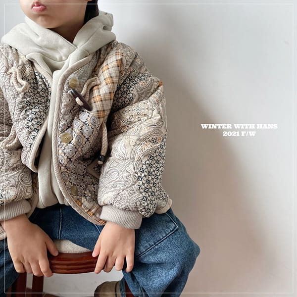 HAN'S - Korean Children Fashion - #Kfashion4kids - Patch Work Qulting Jumper - 3