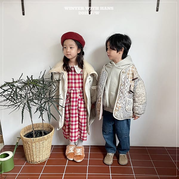 HAN'S - Korean Children Fashion - #Kfashion4kids - Patch Work Qulting Jumper - 5