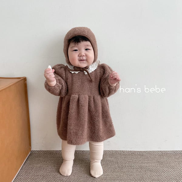 HAN'S - Korean Children Fashion - #Kfashion4kids - Cozy Lace One-piece - 3