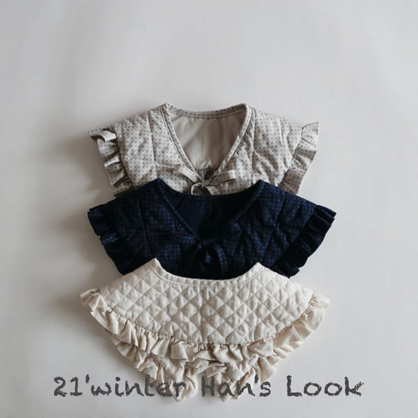 HAN'S - Korean Children Fashion - #Kfashion4kids - Quilting Cape - 3