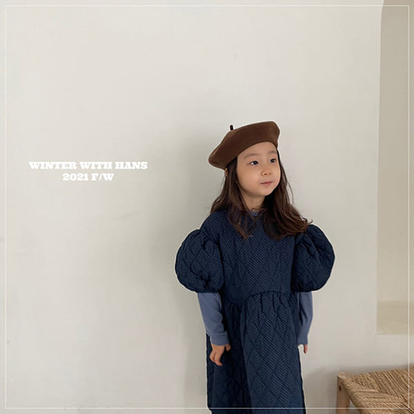 HAN'S - Korean Children Fashion - #Kfashion4kids - Quilting Lovely One-piece - 5