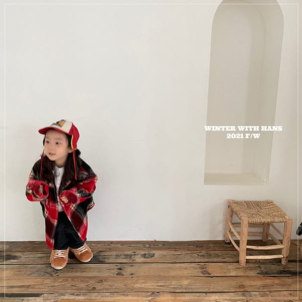 HAN'S - Korean Children Fashion - #Kfashion4kids - Wool Check Crong Shirt - 3