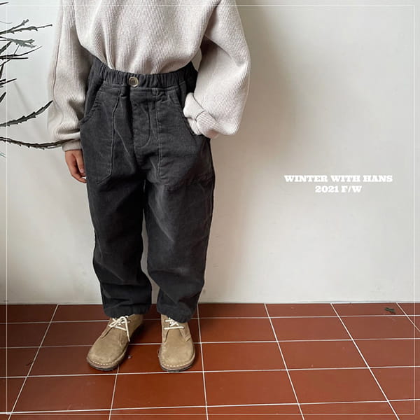 HAN'S - Korean Children Fashion - #Kfashion4kids - Span Rib Pants
