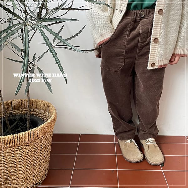 HAN'S - Korean Children Fashion - #Kfashion4kids - Span Rib Pants - 3