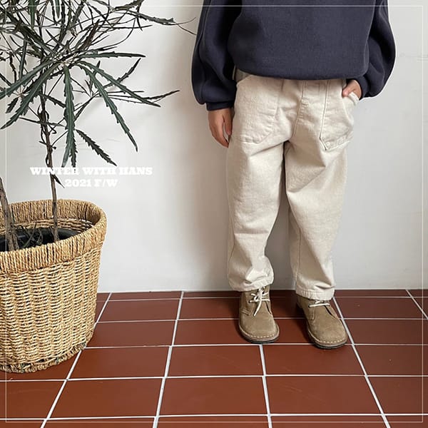 HAN'S - Korean Children Fashion - #Kfashion4kids - Span Rib Pants - 9
