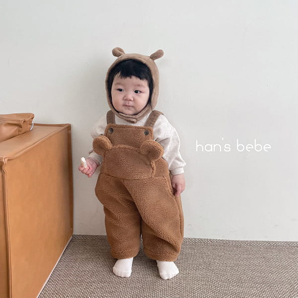 HAN'S - Korean Children Fashion - #Kfashion4kids - Chuchu Dumble Dungarees Pants - 4