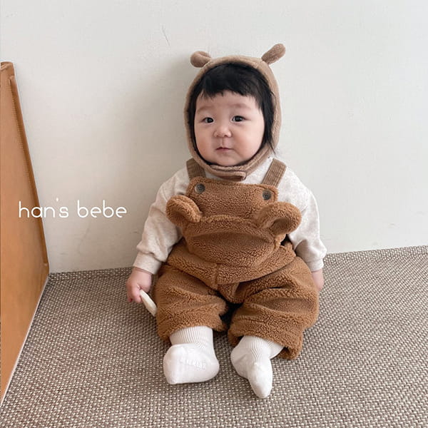 HAN'S - Korean Children Fashion - #Kfashion4kids - Chuchu Dumble Dungarees Pants - 6