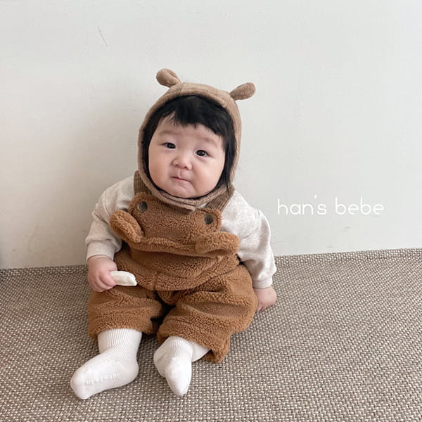 HAN'S - Korean Children Fashion - #Kfashion4kids - Chuchu Dumble Dungarees Pants - 8