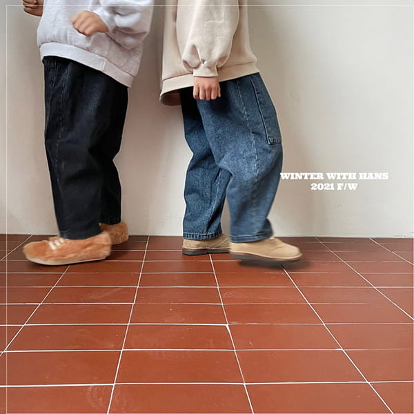 HAN'S - Korean Children Fashion - #Kfashion4kids - Boig Pocket Jeans - 3
