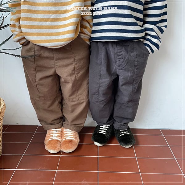 HAN'S - Korean Children Fashion - #Kfashion4kids - Bonding Slit Pants