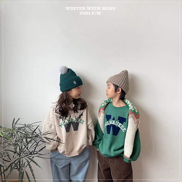 HAN'S - Korean Children Fashion - #Kfashion4kids - Milwaukee Sweatshirt