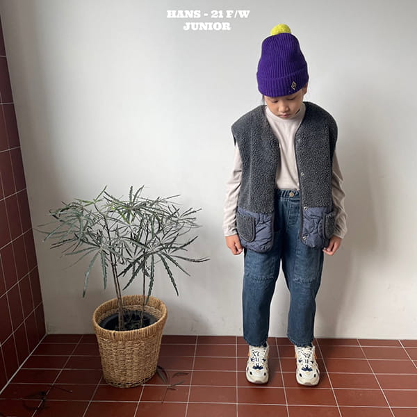 HAN'S - Korean Children Fashion - #Kfashion4kids - Reversible Dumble Vest - 10