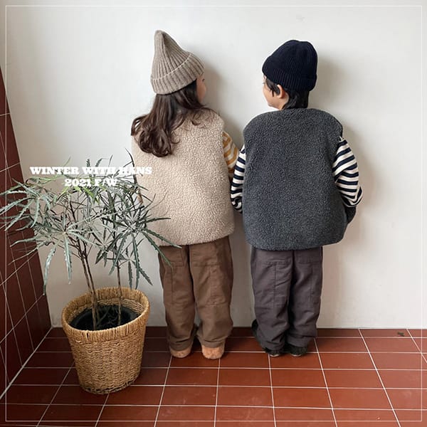 HAN'S - Korean Children Fashion - #Kfashion4kids - Reversible Dumble Vest - 3