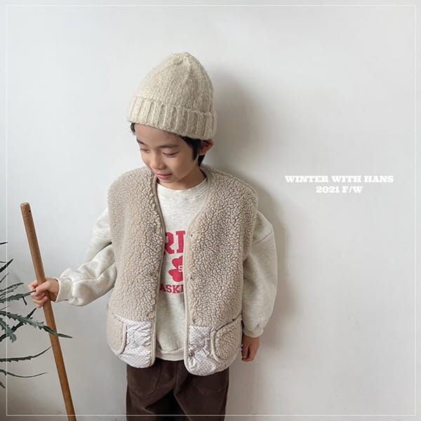 HAN'S - Korean Children Fashion - #Kfashion4kids - Reversible Dumble Vest - 4
