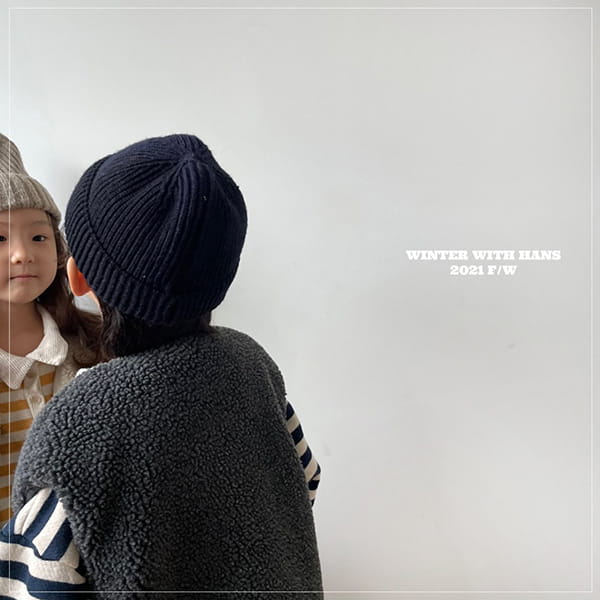 HAN'S - Korean Children Fashion - #Kfashion4kids - Stripes Collar Tee - 7