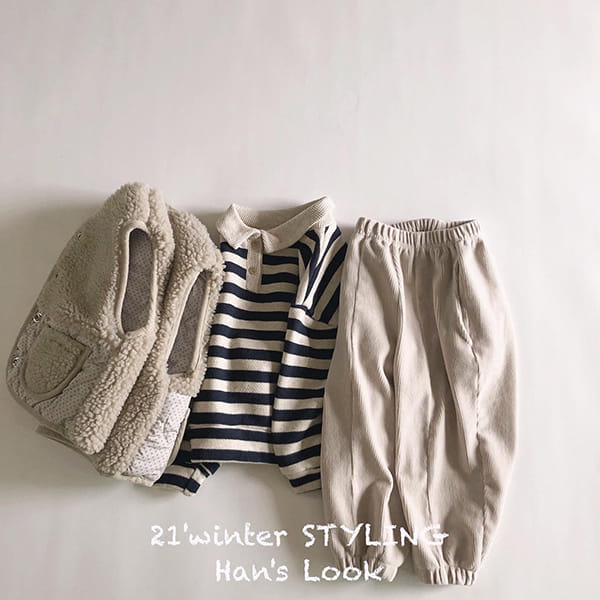 HAN'S - Korean Children Fashion - #Kfashion4kids - Newtro Jogger Pants - 8