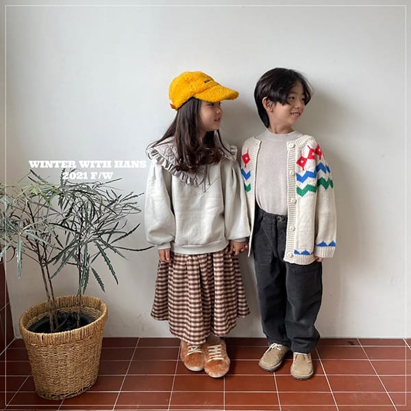 HAN'S - Korean Children Fashion - #Kfashion4kids - Nordic Cardigan