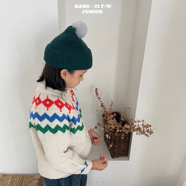 HAN'S - Korean Children Fashion - #Kfashion4kids - Nordic Cardigan - 11