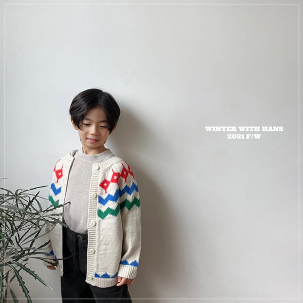 HAN'S - Korean Children Fashion - #Kfashion4kids - Nordic Cardigan - 2