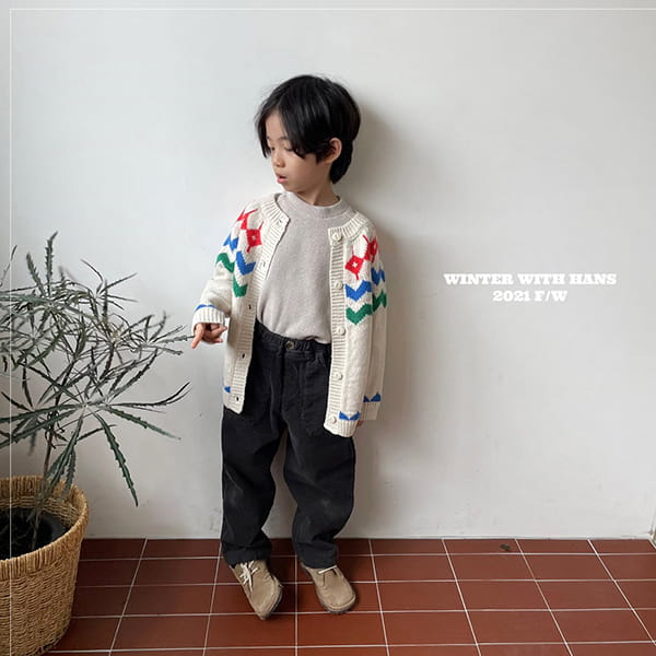 HAN'S - Korean Children Fashion - #Kfashion4kids - Nordic Cardigan - 3