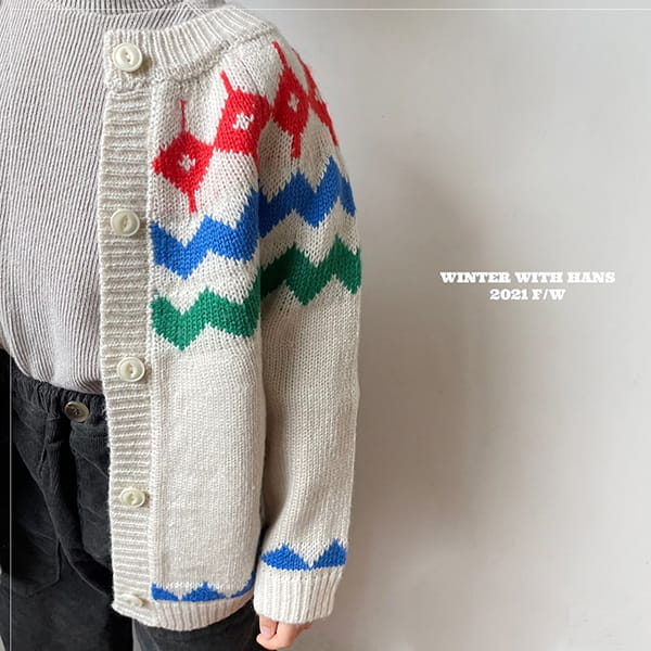 HAN'S - Korean Children Fashion - #Kfashion4kids - Nordic Cardigan - 4